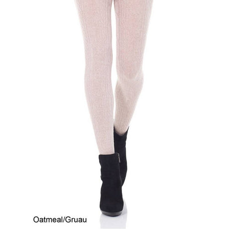 Mondor Merino Wool Tights- Cable Pattern