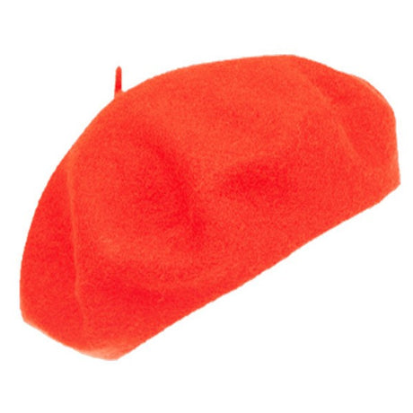 Unisex Classic Wool Beret WW004_RED