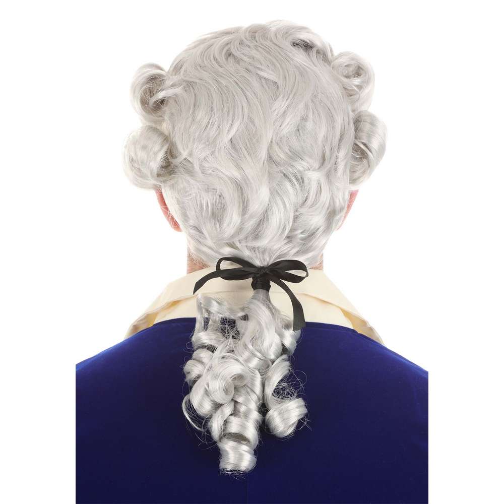 Adult American Colonial Powdered Wig