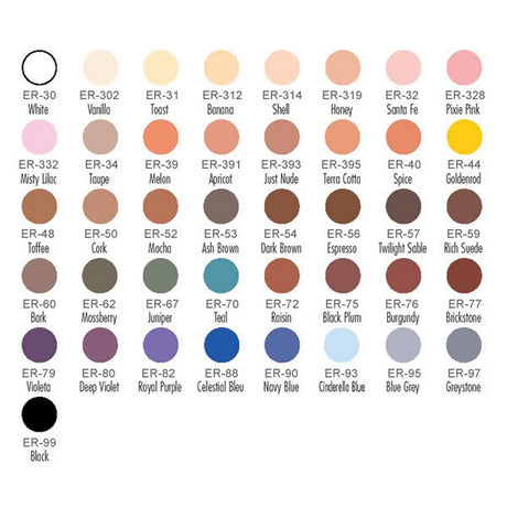 BEN NYE Pressed Eye Shadow Refill ER_Chart