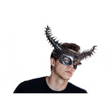 Burning man Spike Devil Mask M39586S-2-BurningMan_Spike_Devil_Mask_Silver