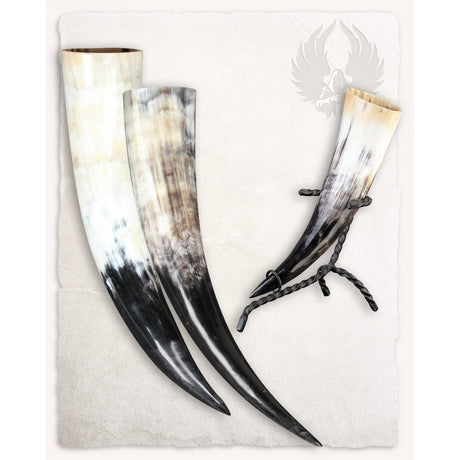 Mytholon natural cattle Drinking horn