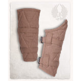 Mytholon Arthur padded bracers 987157-100620SL-Arthur-Armpolster-braun