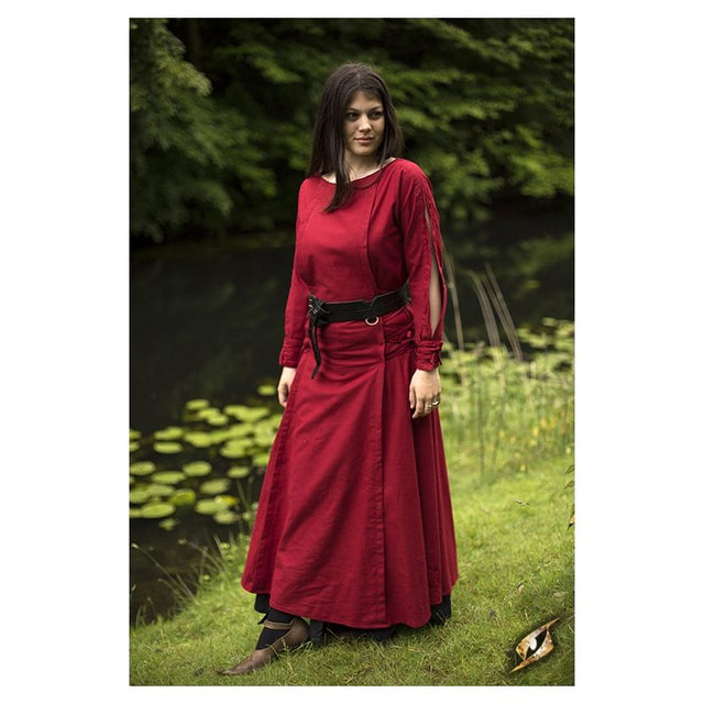 Medieval Priestess dress, Red