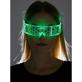 Cyberpunk futuristic 37 LED Glasses
