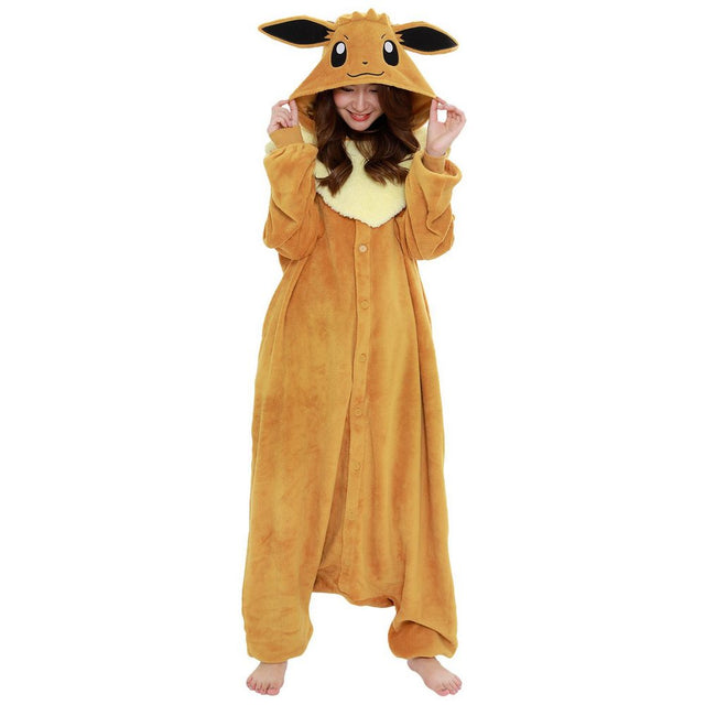 Eevee Pokemon Kigurumi onesie- adult Eevee Pokemon Kigurumi_SZC-KG-TPC-071
