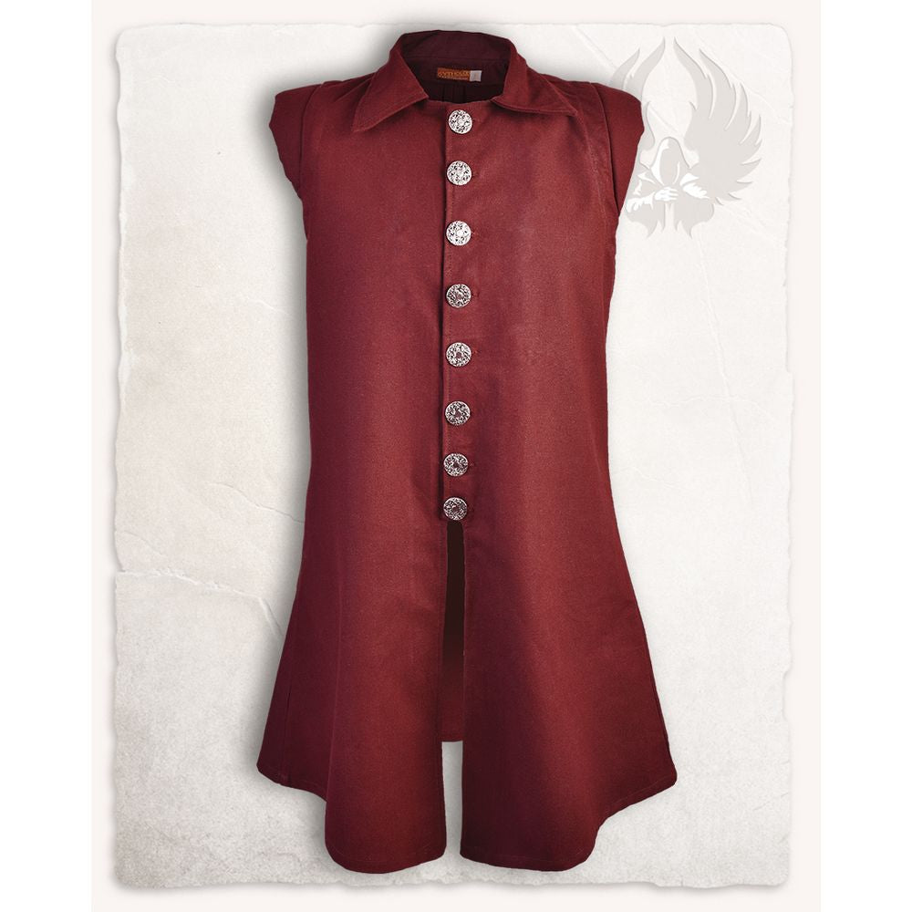 Tilly waistcoat premium canvas bordeaux