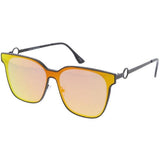 Metal Round Shield Frame Women's glasses- Assorted