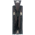 Sequin Suspenders black