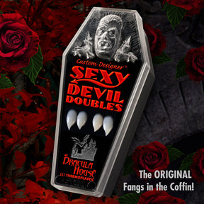 Sexy Devil bites doubles Fangs