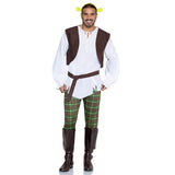 Créature du Marais - Costume d'ogre vert pour adulte