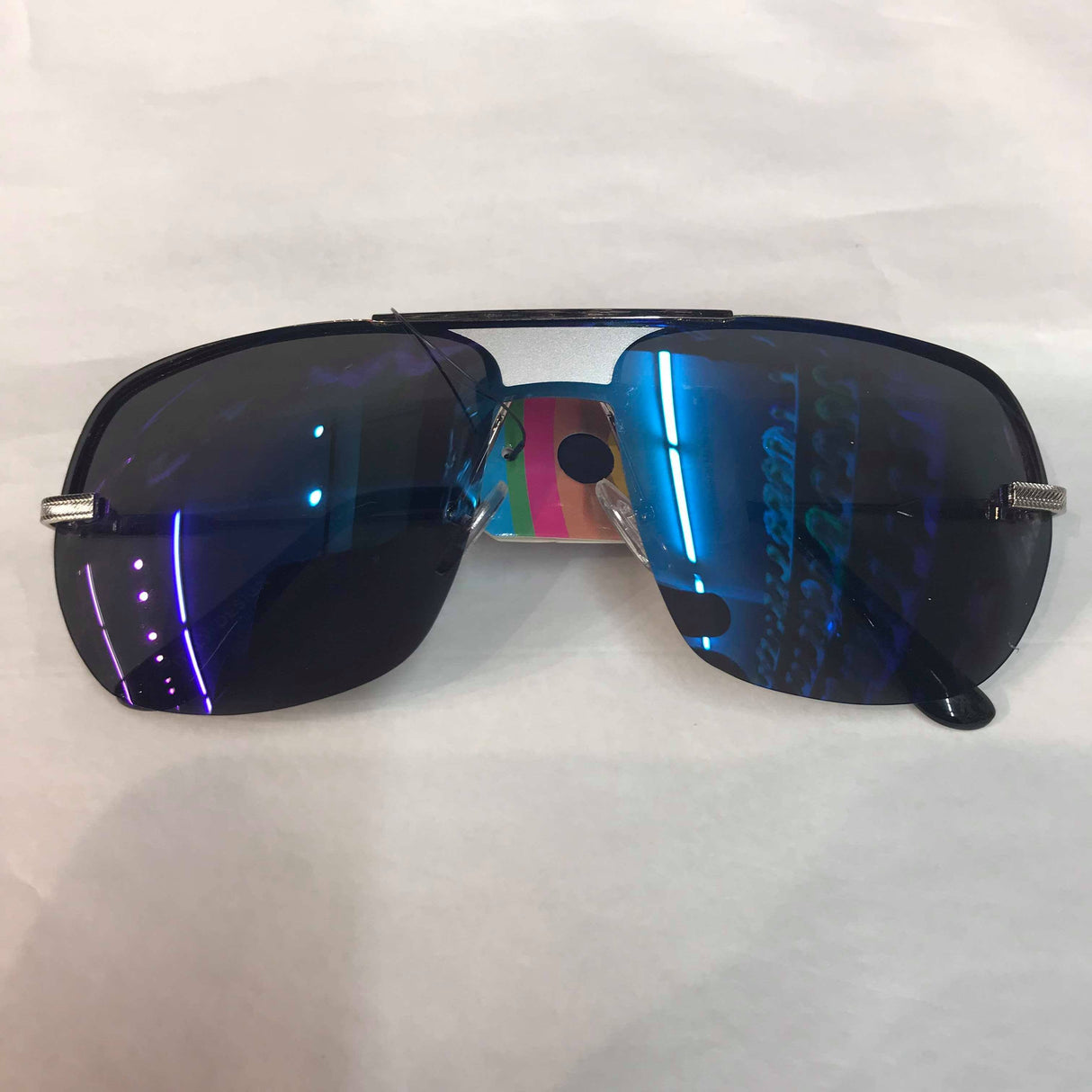 Polarized Miror Sunglasses 58335plrv-bluepurple