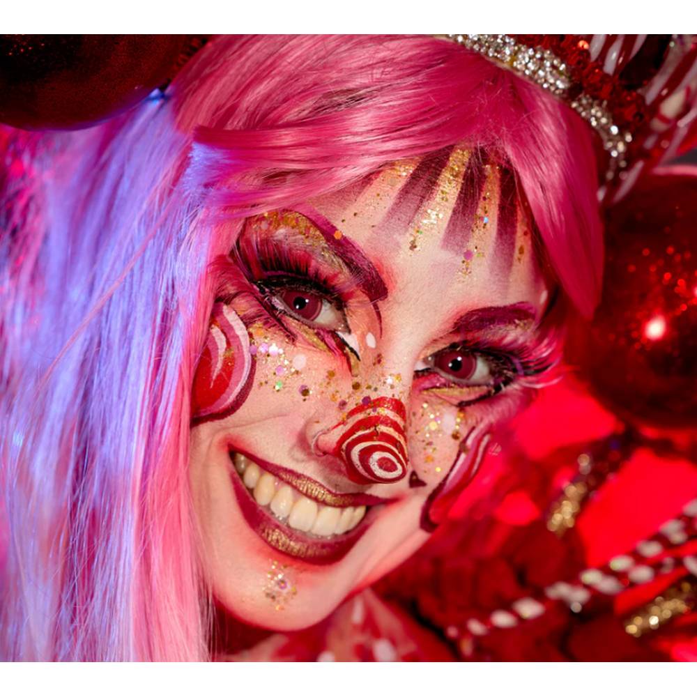 Thorn Assassin Cosplay Contact Lenses - Red
