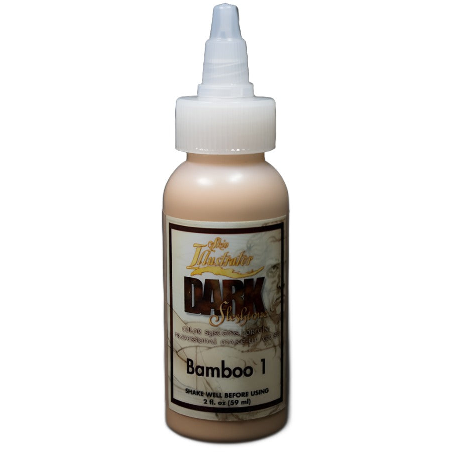 Skin Illustrator Dark Flesh tone Liquid 2oz Si-dkf-bamboo1