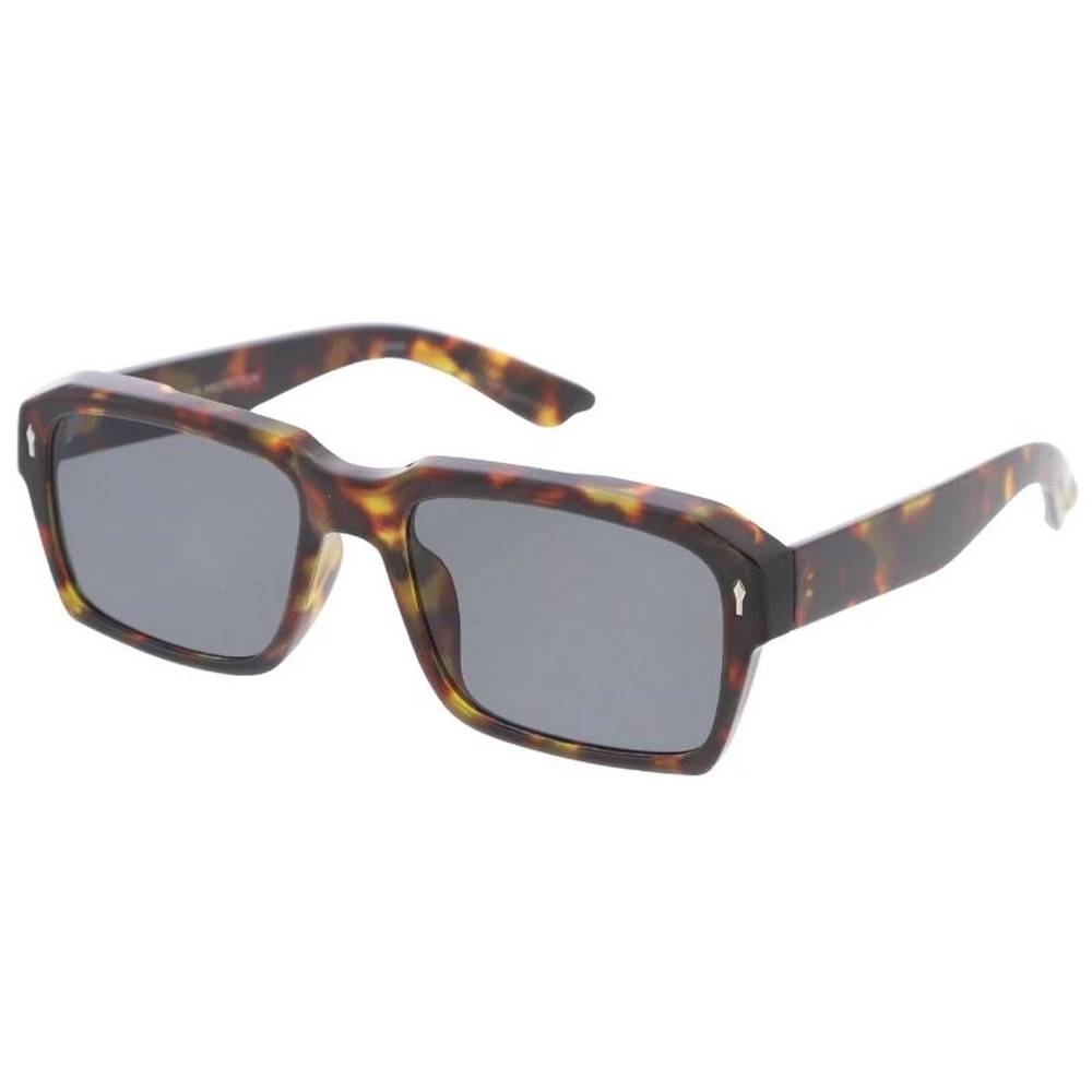 Unisex Plastic Medium Square Hipster Frame w/ Metal Details-Assorted