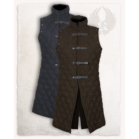 Arthur Gambeson Long Vest 983963-100888SL-Arthur-Gambeson-Canvas-lang-braun-S_2