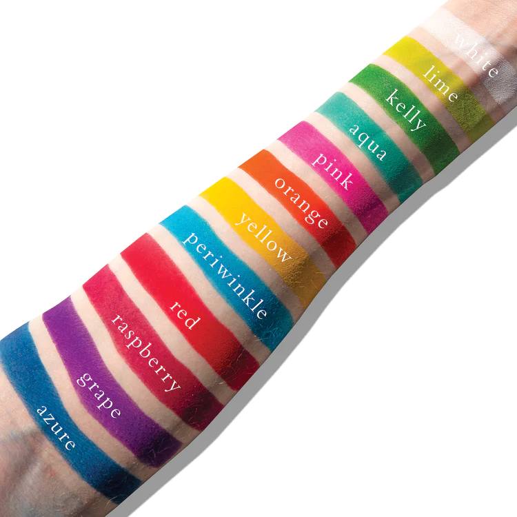 Viseart Petites Mattes Pigment Palette PetitesMattes_Swatches_EditorialBrights_Light_2.11.223