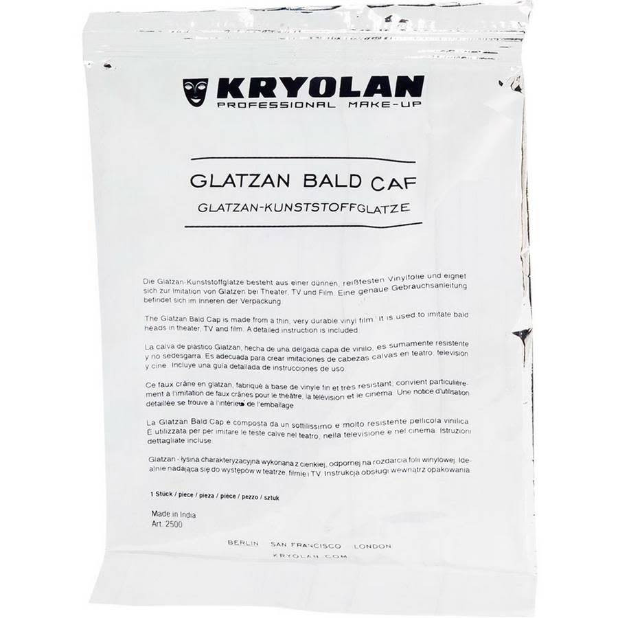 Kryolan Glatzan Bald Cap Uncolored Kryolan Glatzan Bald Cap Uncolored packaging