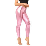 Metallic Leggings leggings pink