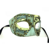 Venetian Styled asymmetric Mask with music notes - Giovanni M3157W