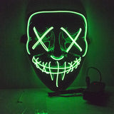 LED Halloween black Mask - Purge 11032f