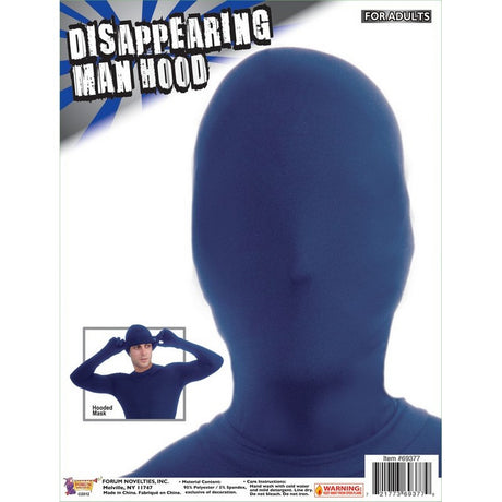Disappearing Man Hood Mask 69377