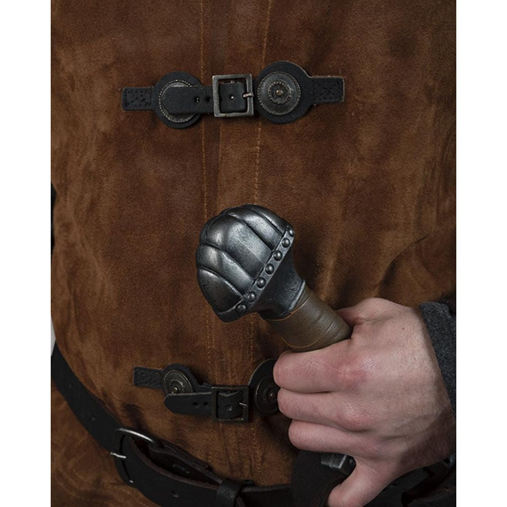 Bowen Leather Jerkin Tabard - Brown 974355_Bowen-Waffenrock_hellbraun_FR_5