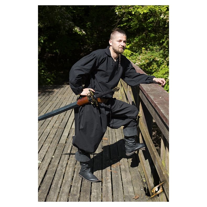 LARP Fencing Shirt 30073846-black-fencing-shirt-for-larping-3