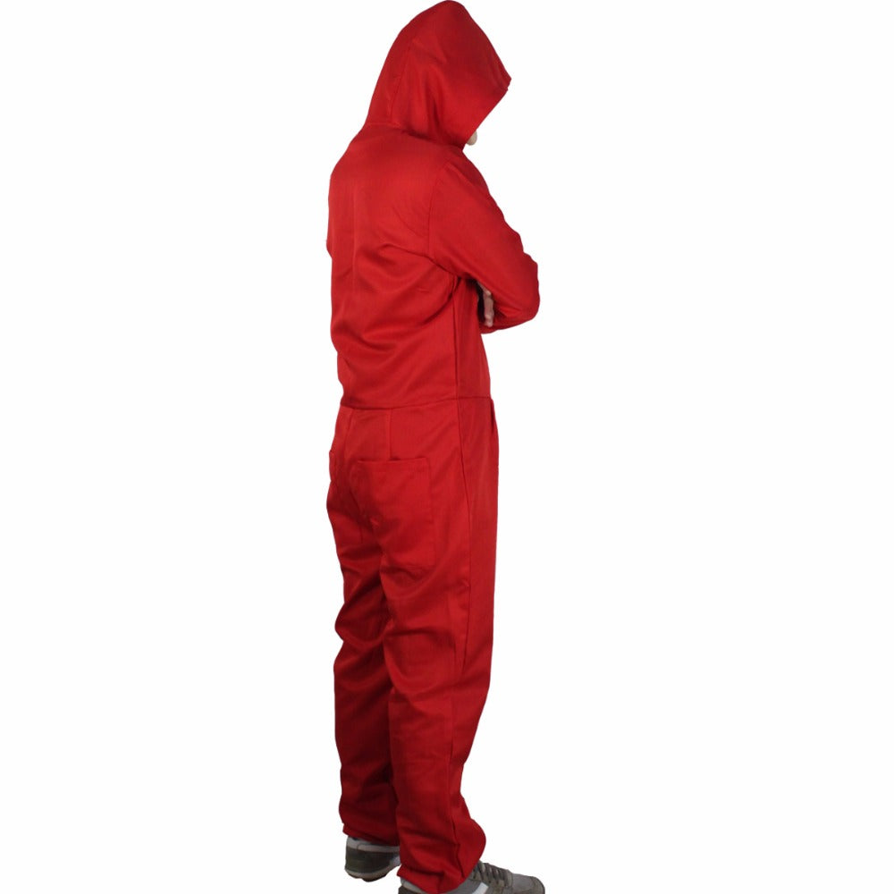 Paper Agent Papier Jumpsuit Costume Salvador-Dali-Movie-Costume-Money-Heist-The