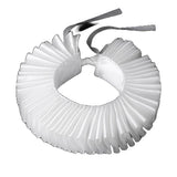Victorian Elizabethan Ruff Collar - white