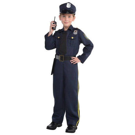 Police Officer kids cop costume 841181