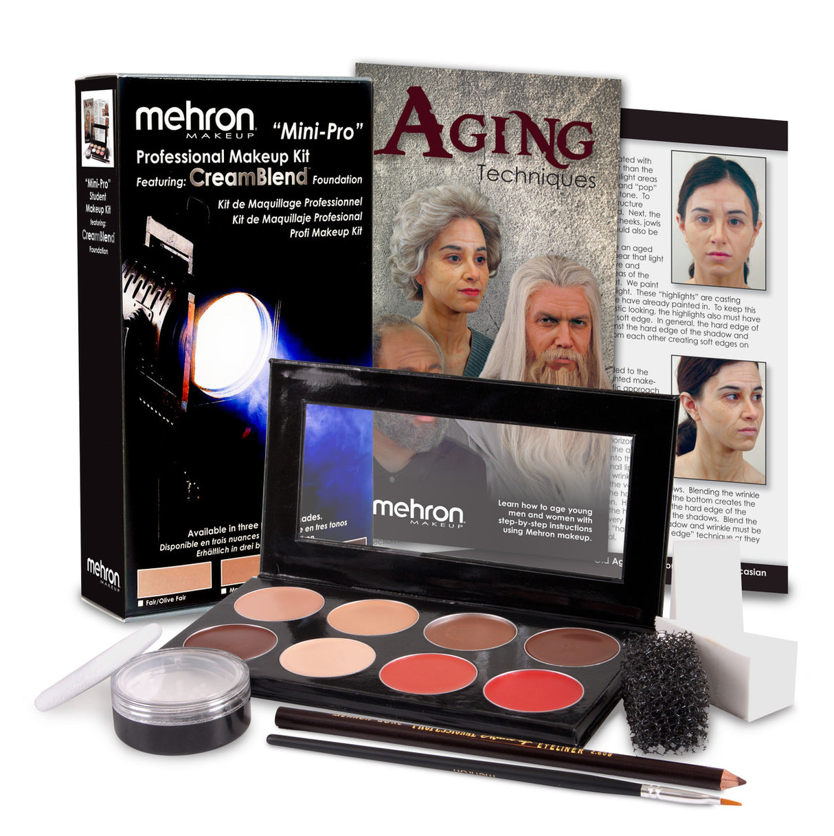 Mehron Mini-Pro Professional Makeup Kit