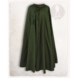 Rudolf Medieval Cloak Canvas Cape 973144_rudolf_umhang_prembw_gruen