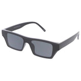 Unisex Medium Rectangular Shield Frame Sunglasses- Assorted