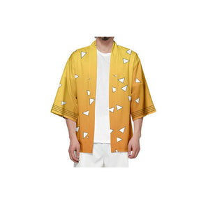 Casual kimono style cardigan- Yellow Casual kimono style cardigan_Yellow