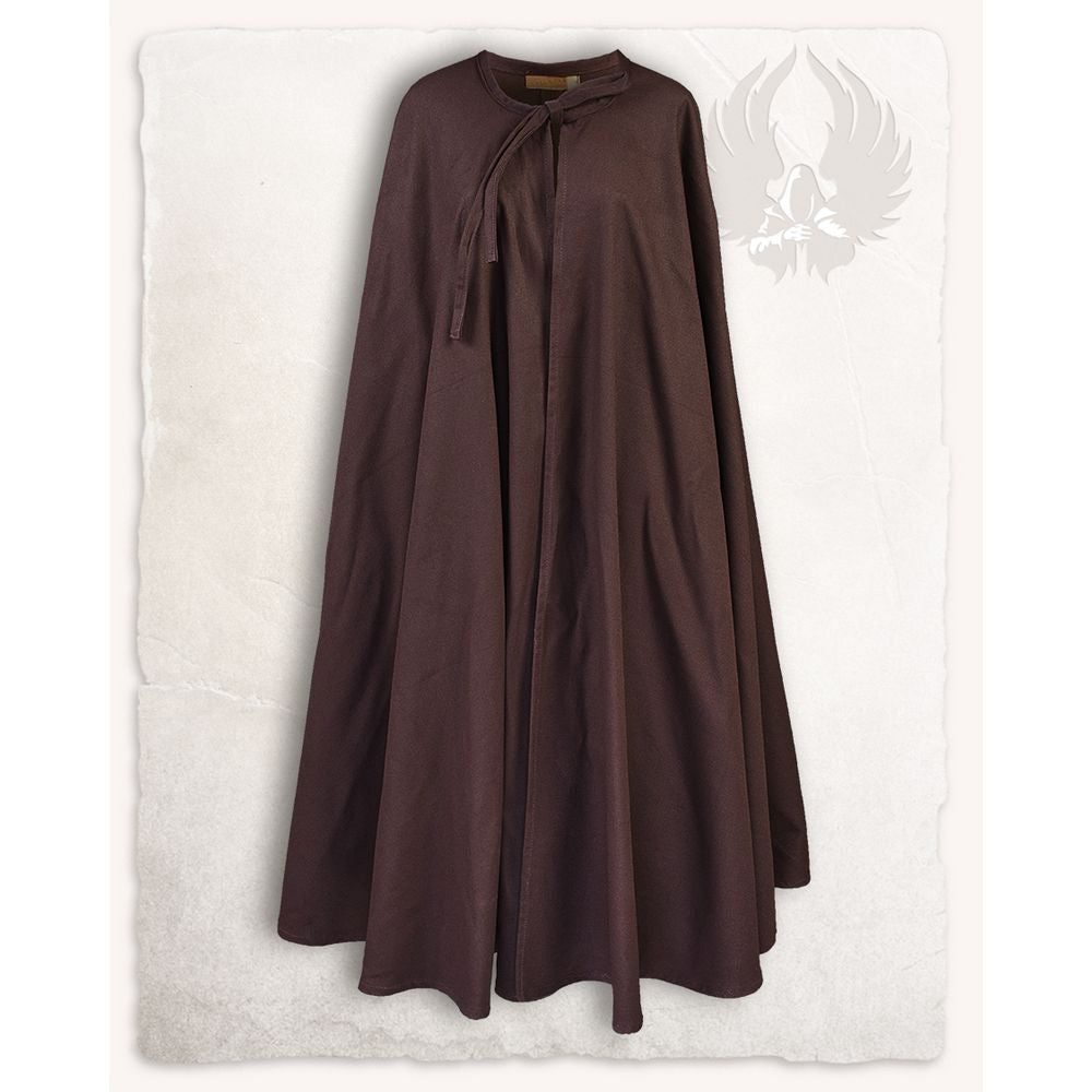 Rudolf Medieval Cloak Canvas Cape 973144_rudolf_umhang_prembw_braun