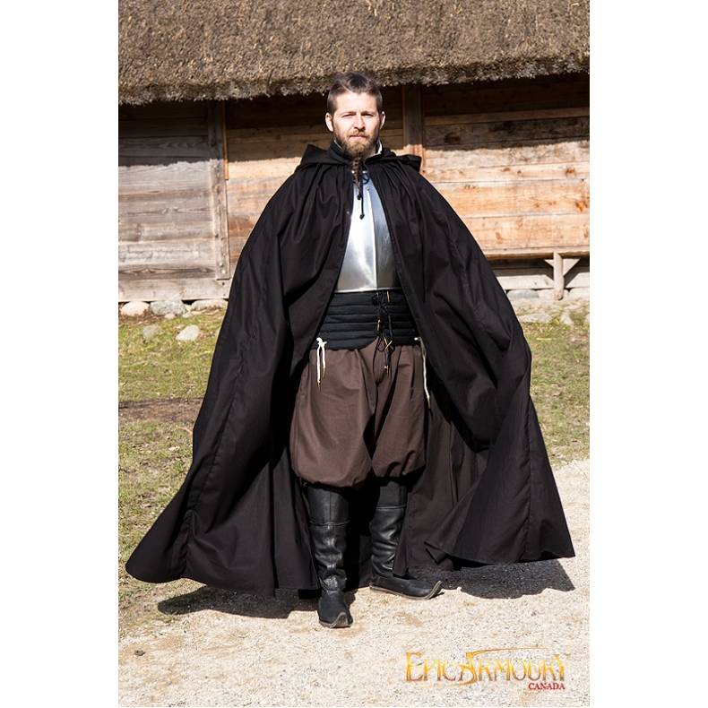 RFB Arthur Cape 32020146-rfb-black-arthur-larp-cape