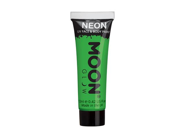Moon Neon Uv Face & Body Paint 12ml M5045-intense_green_-_neon_uv_face_&_body_paint_12ml