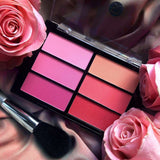 Viseart BLUSH Palette 6 colors RoseCoral_Web_Lifestyle_6.4.20_1024x1024@2x