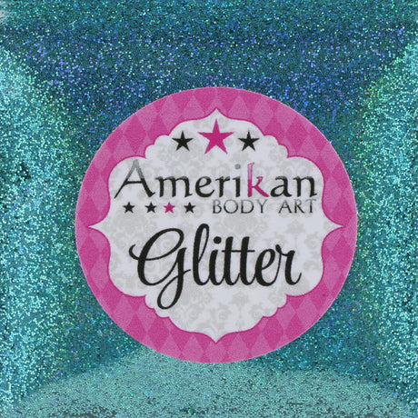 Amerikan Body Art Cosmetic Glitter HoloTurquoiseSwatch
