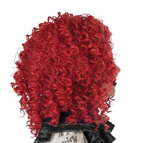 Corkscrew Clown Curls wig - Red