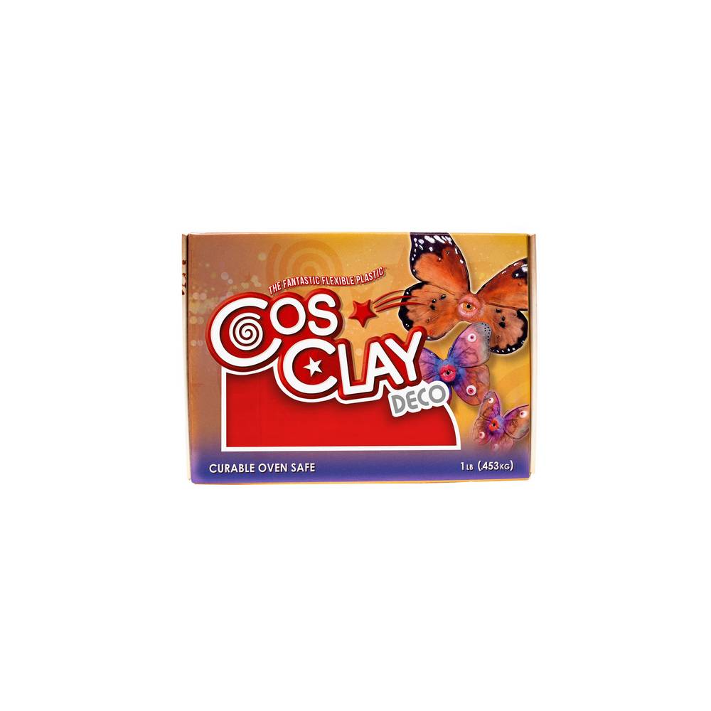 Polymer clay Cosclay Deco Red