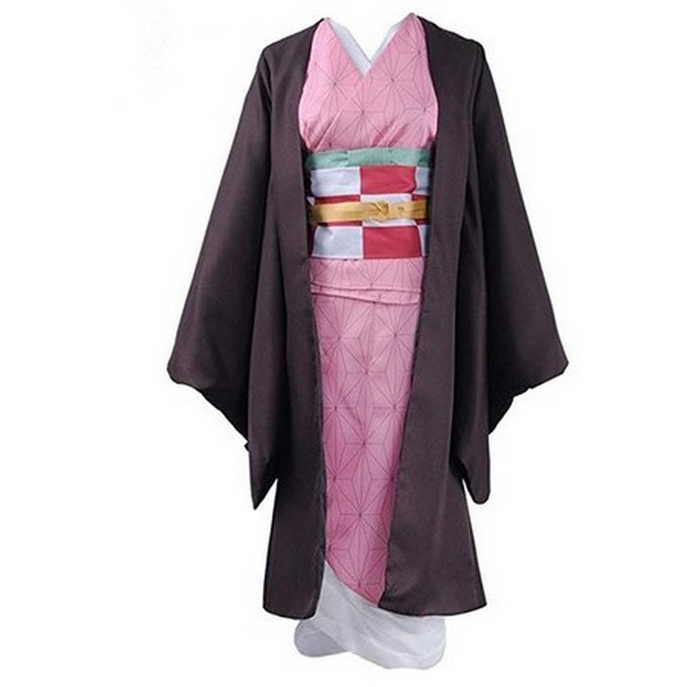 Demon killer cosplay Costume Pink