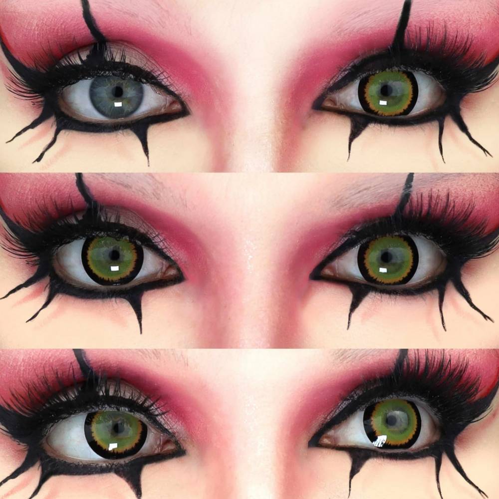 Werewolf II Contact LENSES -Red/Yellow