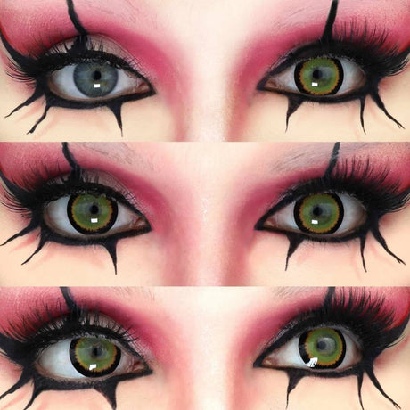 Werewolf II Contact LENSES -Red/Yellow