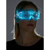 Cyberpunk futuristic 37 LED Glasses