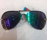 Polarized Miror Sunglasses 58335plrv-blueturquoise