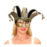 Jester Half Mask M7049BKG