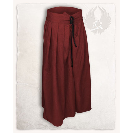 Anna medieval skirt Canvas - Bordeaux