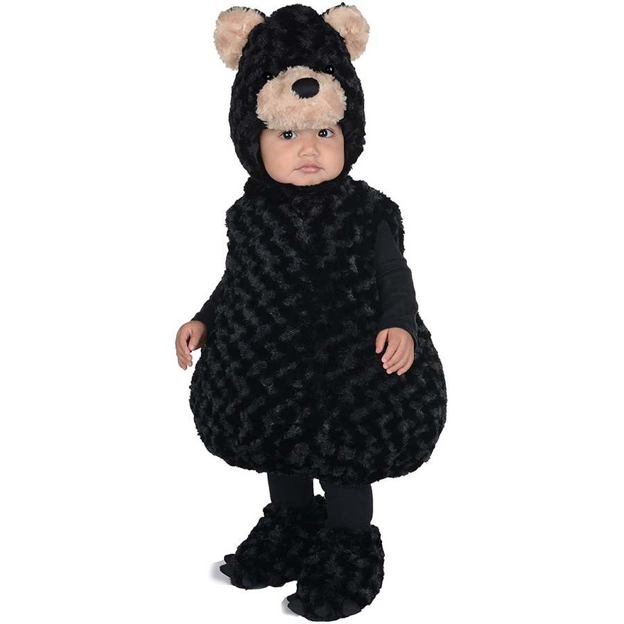 Black Bear belly Toddler costume 25869_bear